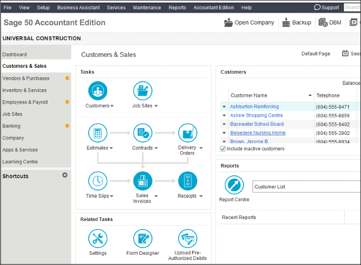 Sage 50 Simply Accounting Software Product detail